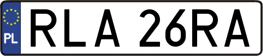 RLA26RA