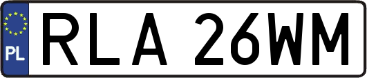 RLA26WM