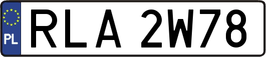 RLA2W78