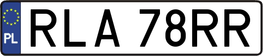 RLA78RR