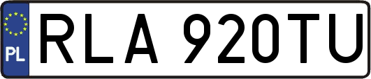 RLA920TU