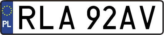 RLA92AV