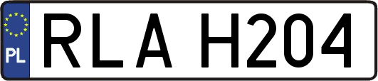 RLAH204