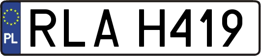 RLAH419