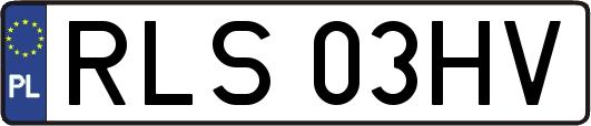 RLS03HV