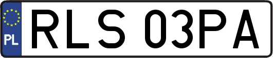 RLS03PA
