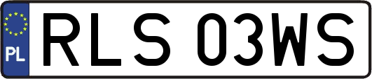 RLS03WS