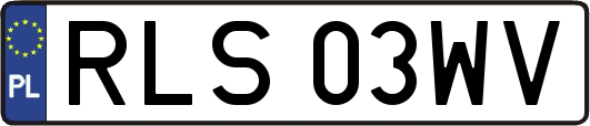 RLS03WV