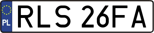 RLS26FA