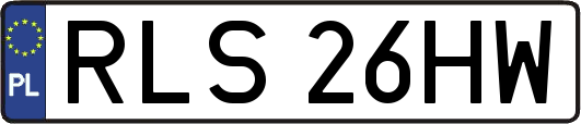 RLS26HW