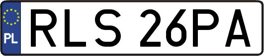RLS26PA