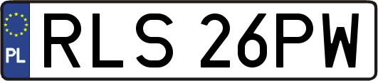 RLS26PW