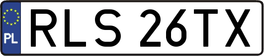RLS26TX