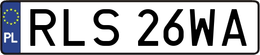 RLS26WA