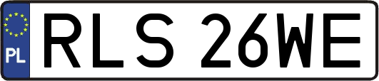 RLS26WE