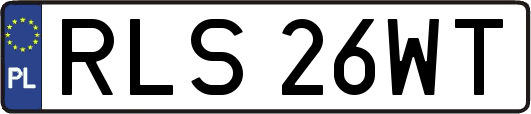 RLS26WT