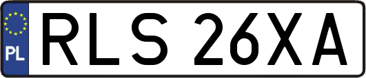 RLS26XA
