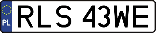 RLS43WE