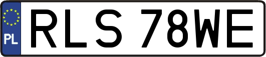 RLS78WE