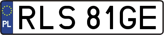 RLS81GE