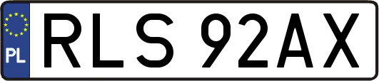 RLS92AX