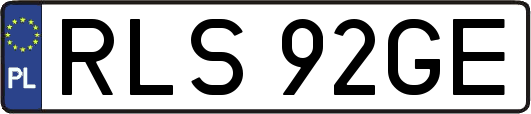 RLS92GE