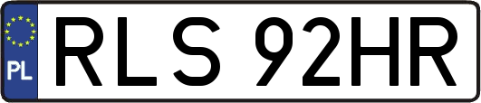 RLS92HR