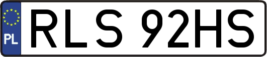RLS92HS
