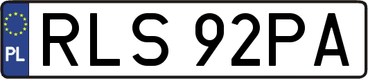 RLS92PA