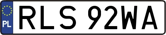 RLS92WA