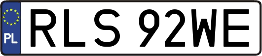 RLS92WE