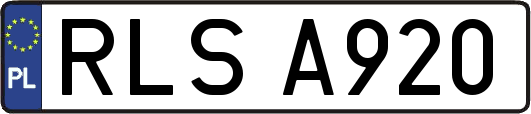 RLSA920
