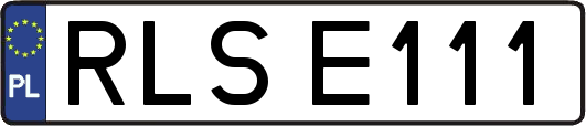 RLSE111