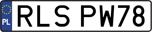 RLSPW78