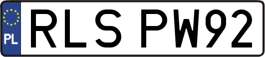RLSPW92