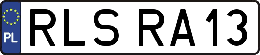 RLSRA13