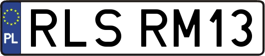 RLSRM13