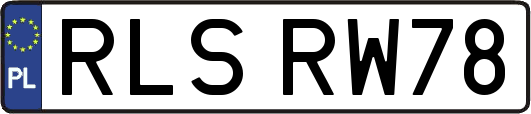 RLSRW78