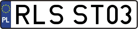 RLSST03