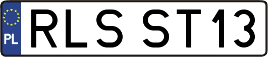 RLSST13