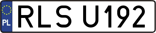 RLSU192
