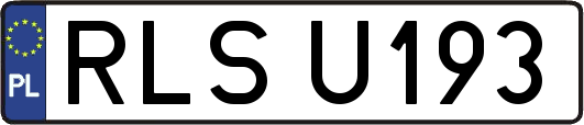 RLSU193
