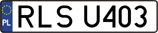 RLSU403