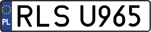RLSU965