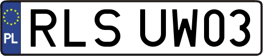 RLSUW03