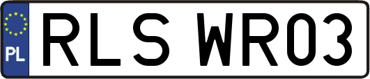 RLSWR03