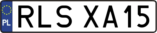 RLSXA15