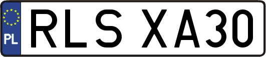 RLSXA30