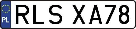 RLSXA78