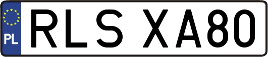 RLSXA80